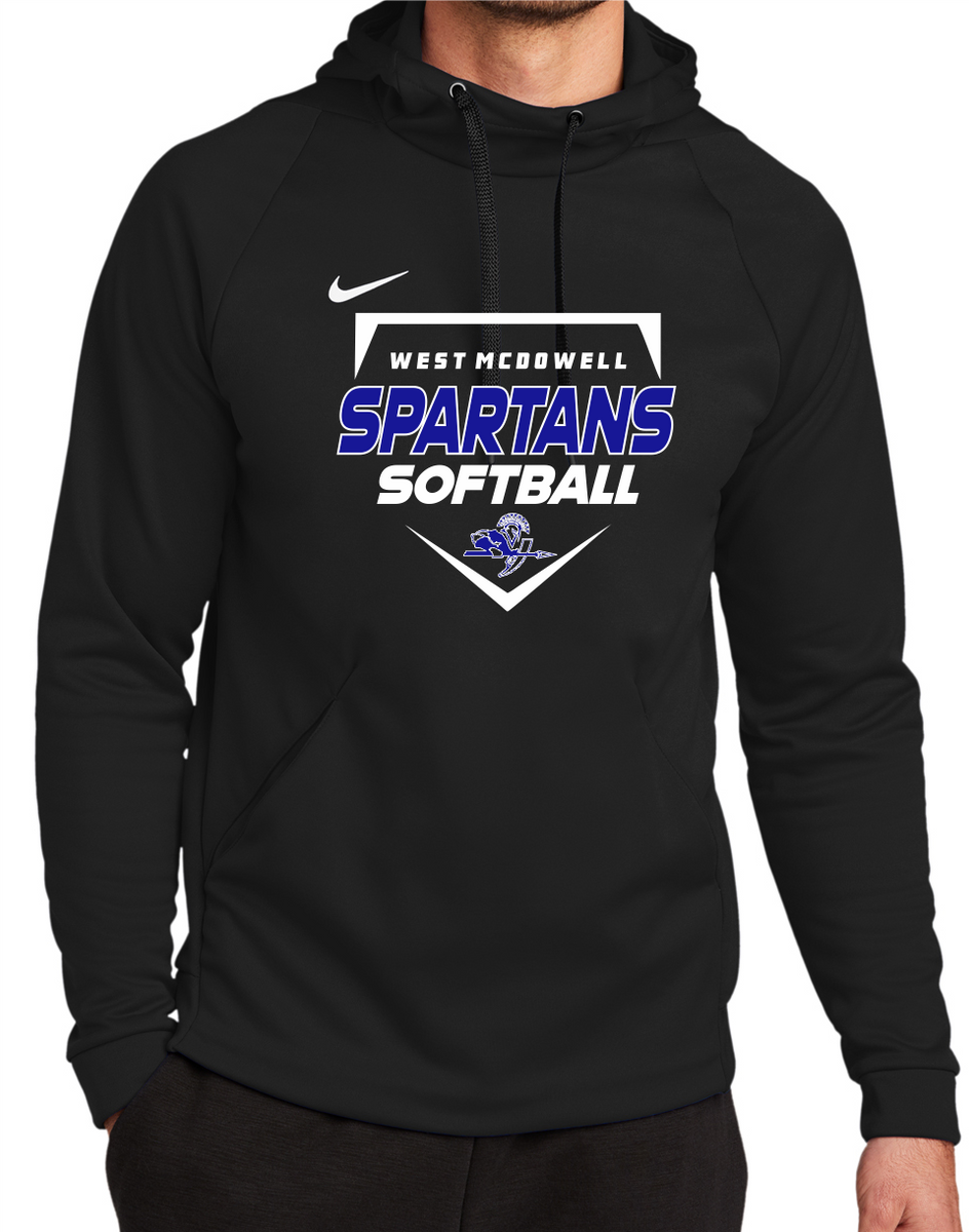 black nike softball hoodie