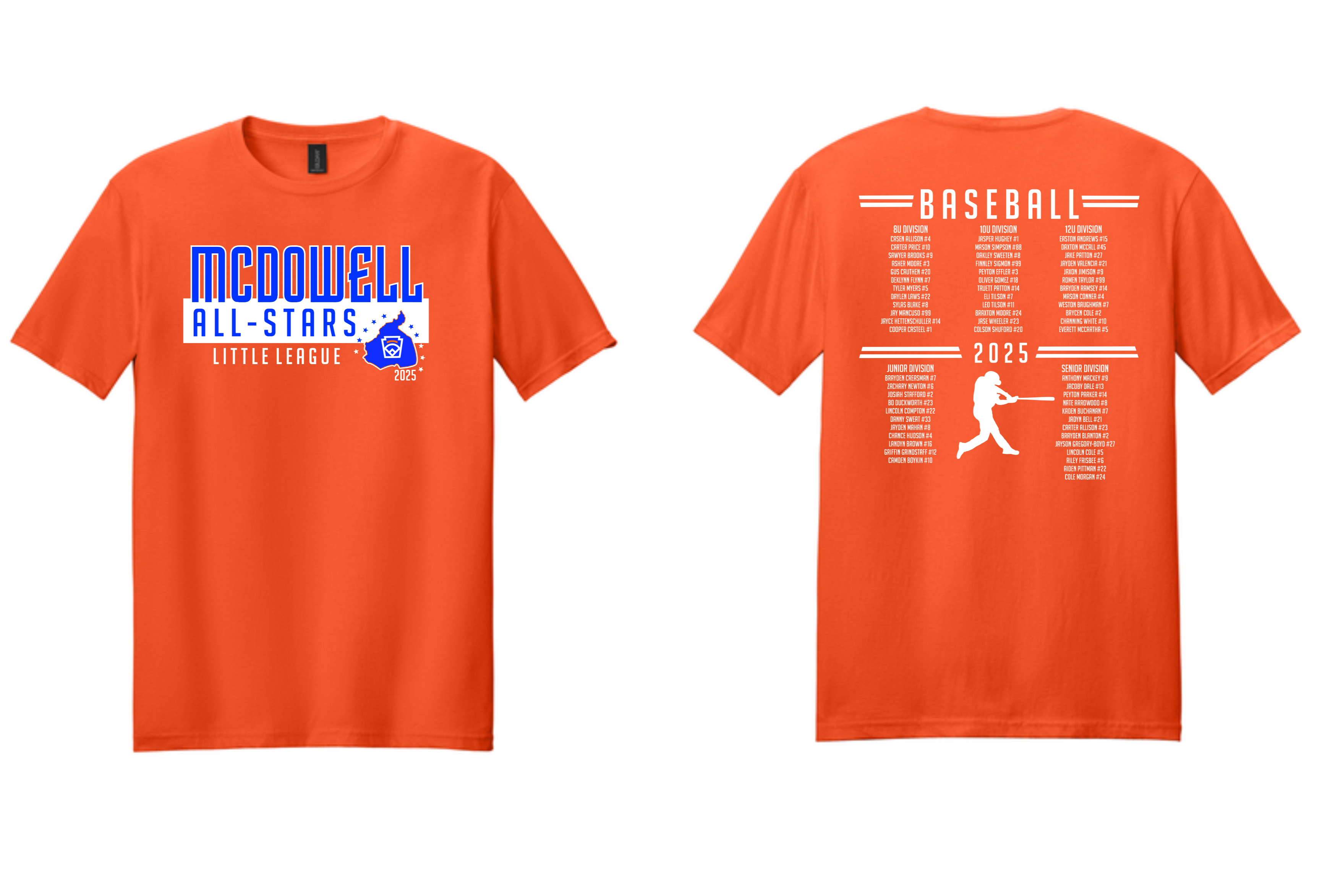 Little League 2025 All Stars Baseball – Coley's Graphics