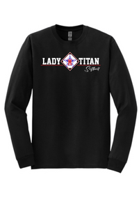 Lady Titans Softball Long Sleeve Shirt - Multiple Colors Available