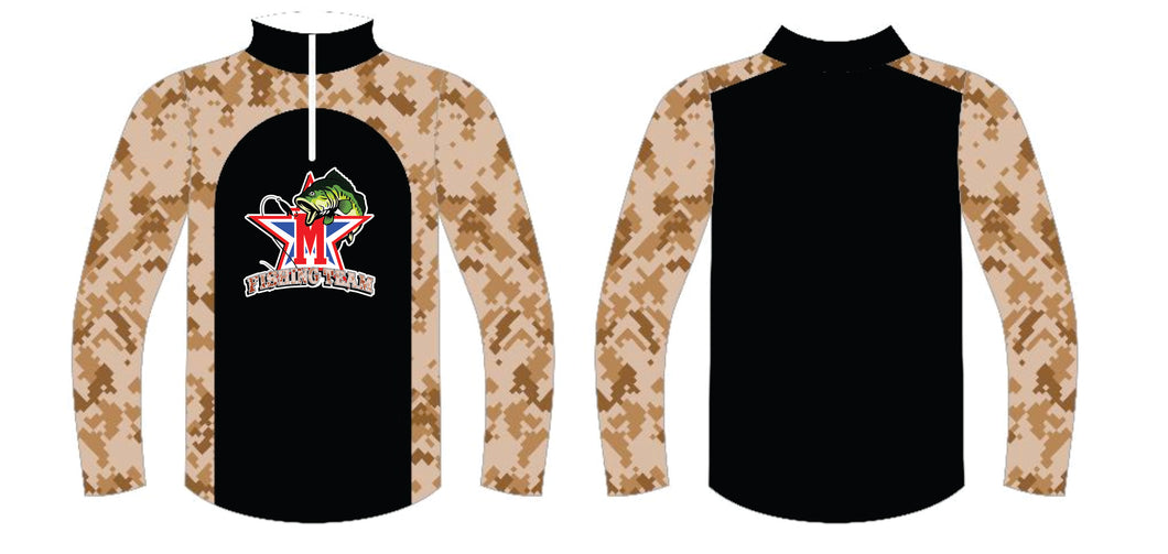McDowell Titans Sublimated Fishing 1/4 zip