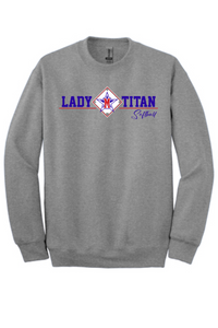 Lady Titans Softball Crewnecks & Hoodies - Multiple Color Options