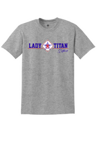 Lady Titans Softball Short Sleeve Shirt - multiple color options