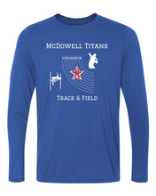 Load image into Gallery viewer, McDowell Titans Track and Field Long Sleeve Shirt Option 2
