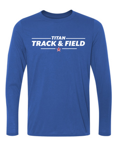 McDowell Titans Track and Field Long Sleeve Shirt Option 1