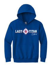 Load image into Gallery viewer, Lady Titans Softball Crewnecks &amp; Hoodies - Multiple Color Options
