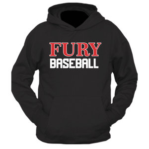 Fury Baseball - Cotton Hoodie / Sweatshirt