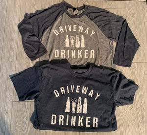 Vintage Driveway Drinker Shirt - Raglan
