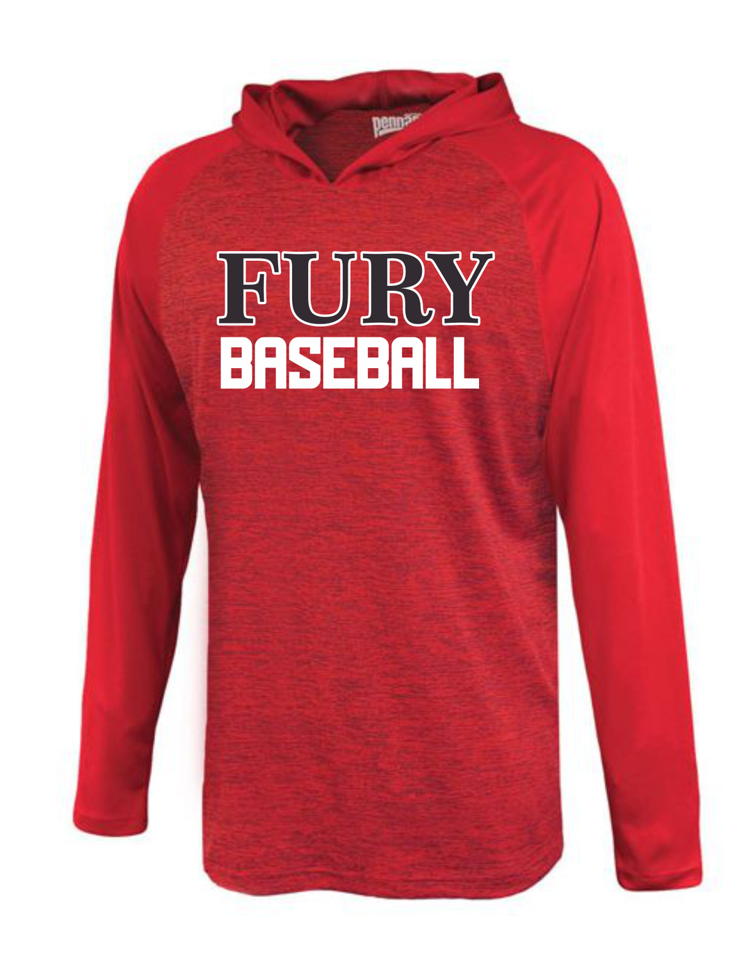 Fury Baseball - Drifit Hooded Long Sleeve Tee