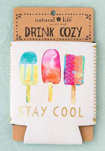 Natural Life - stay cool popsicle neoprene koozie