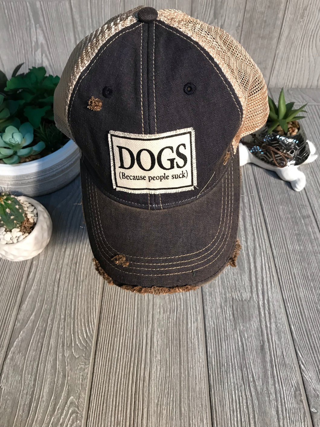 Vintage DOGS (Because people suck) Hat