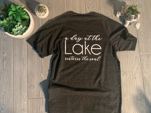 District Made unisex - a day at the lake restores the soul (lake james)