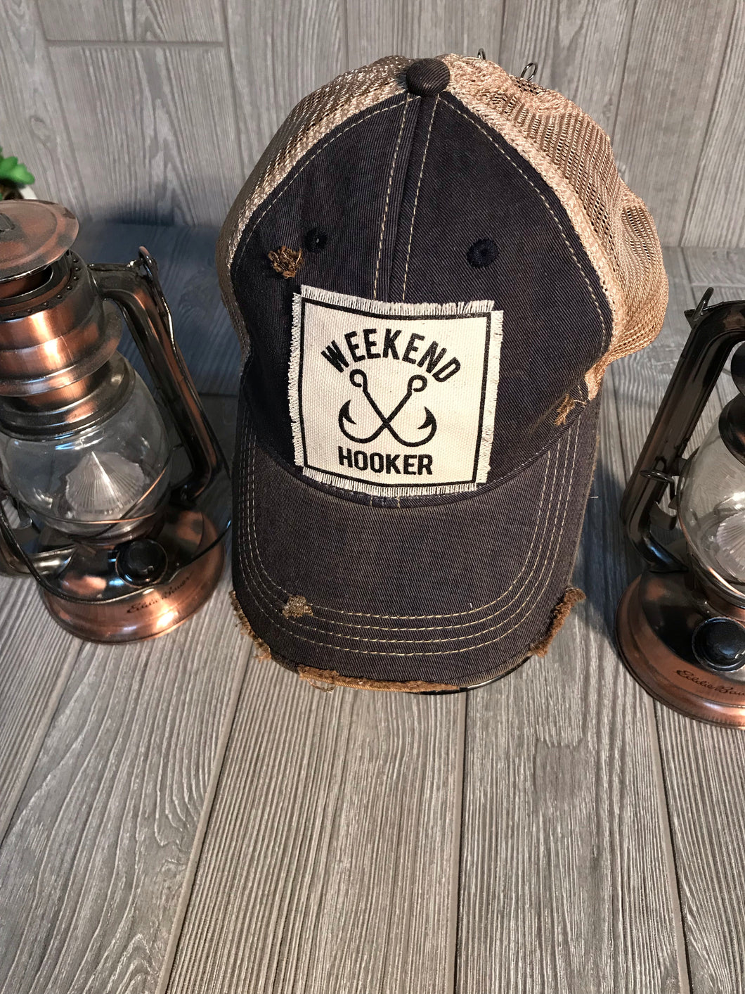 Vintage Weekend Hooker Fishing Hat