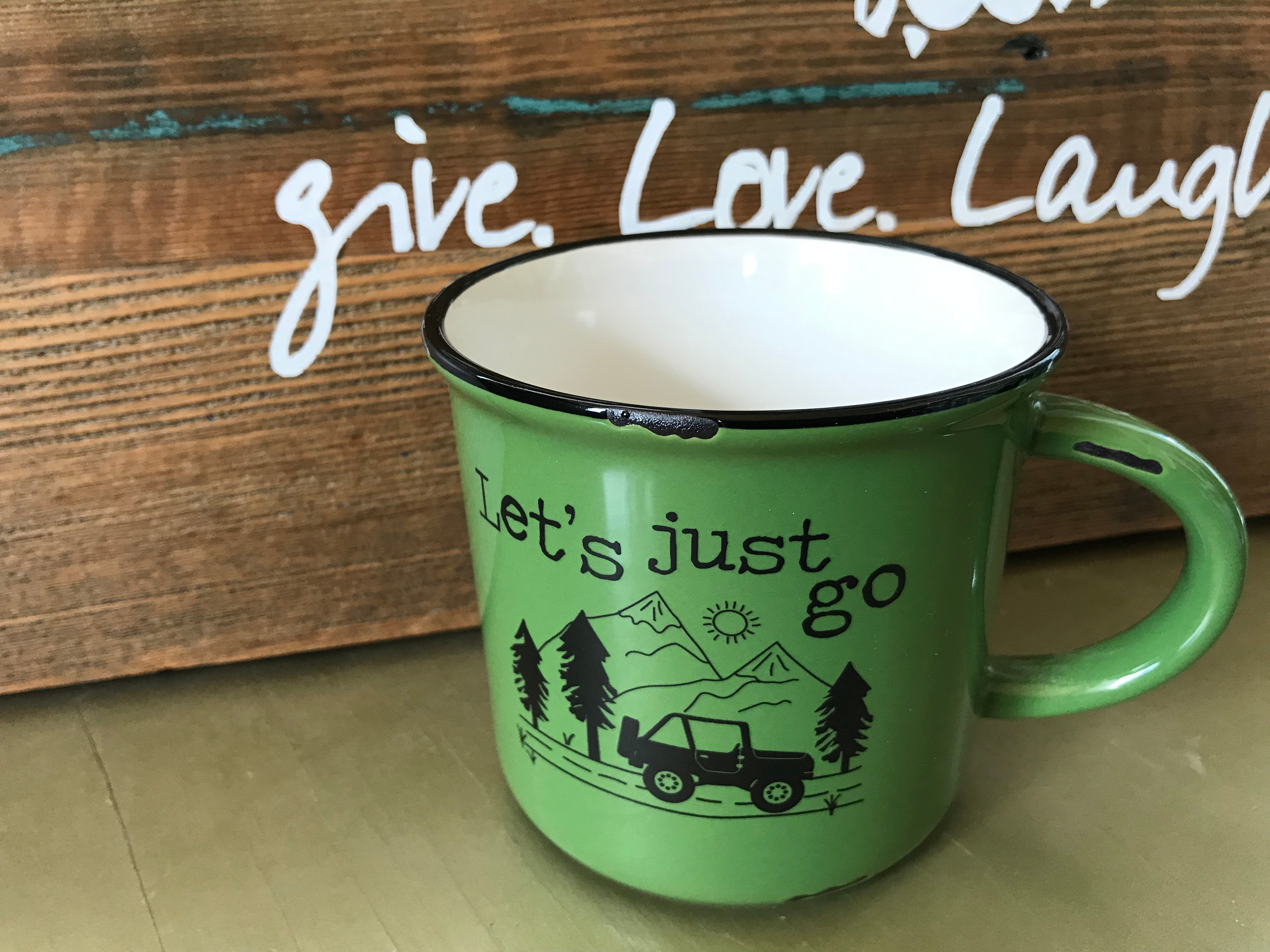 Lets Go Camping Mug, Camping, Coffee Mug, Travel Mug, Therapy