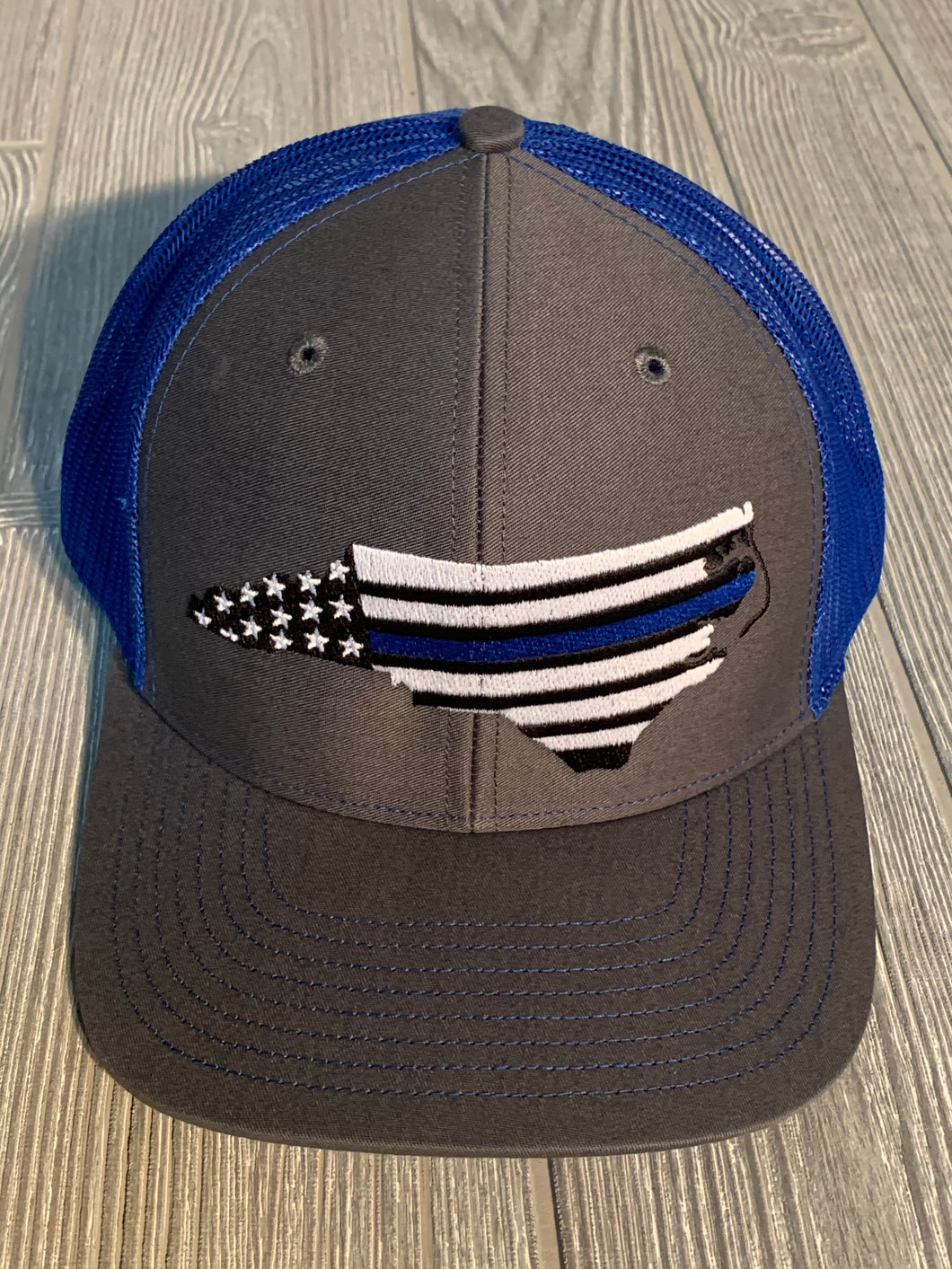 NC Police - Law Enforcement Thin Blue line Richardson SnapBack Hat