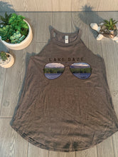 Load image into Gallery viewer, Lake James &quot;Lake Daze&quot; Shortoff Mountain Shirt - Ladies Vneck Tees and Tank Tops
