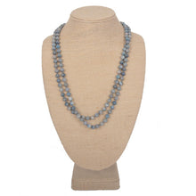 Load image into Gallery viewer, Long layered stone necklace
