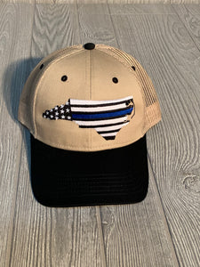 NC Police - Law Enforcement Thin Blue line SnapBack Hat