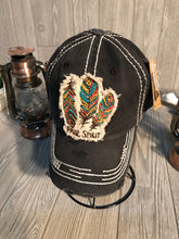 Load image into Gallery viewer, Tribal Free Spirit Feather Hat
