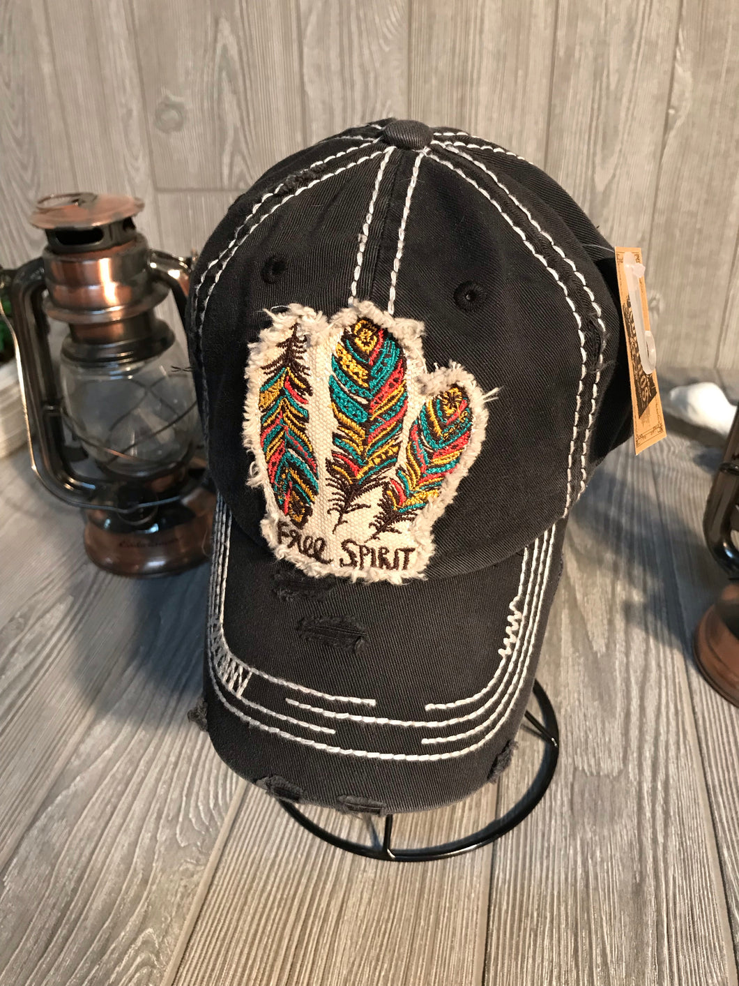 Tribal Free Spirit Feather Hat