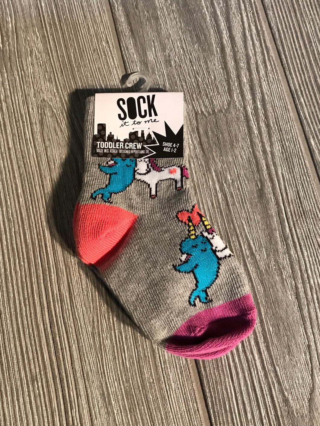 Toddler Unicorn Crew Sock It To Me Socks