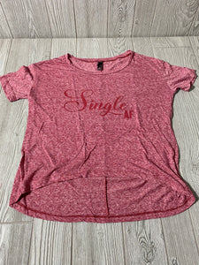 Single AF Ladies Hi Lo Shirt