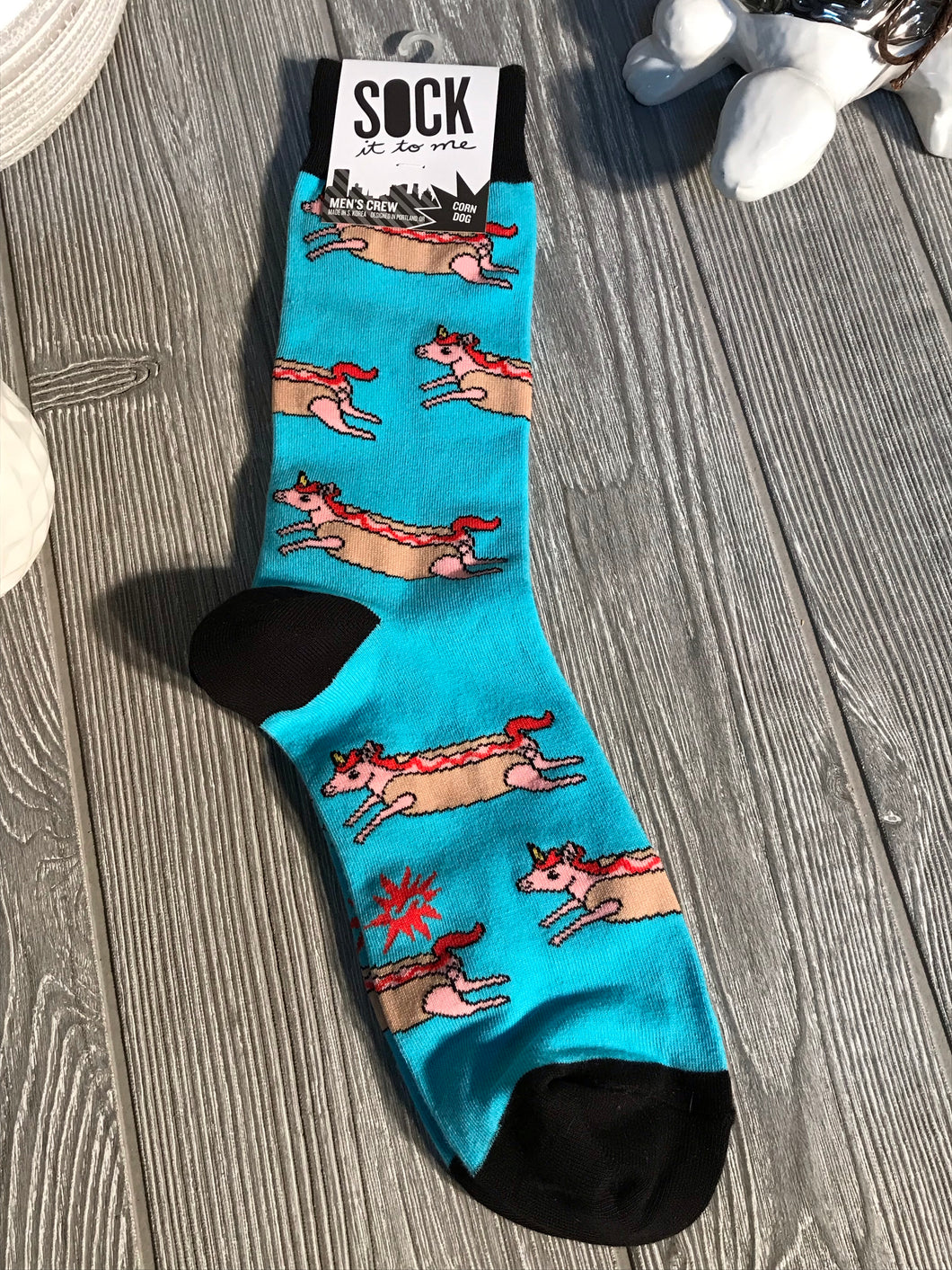 Hotdog Unicorn Sock It To Me Socks