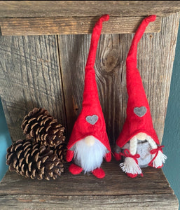 Cute little heart “valentines” gnomes