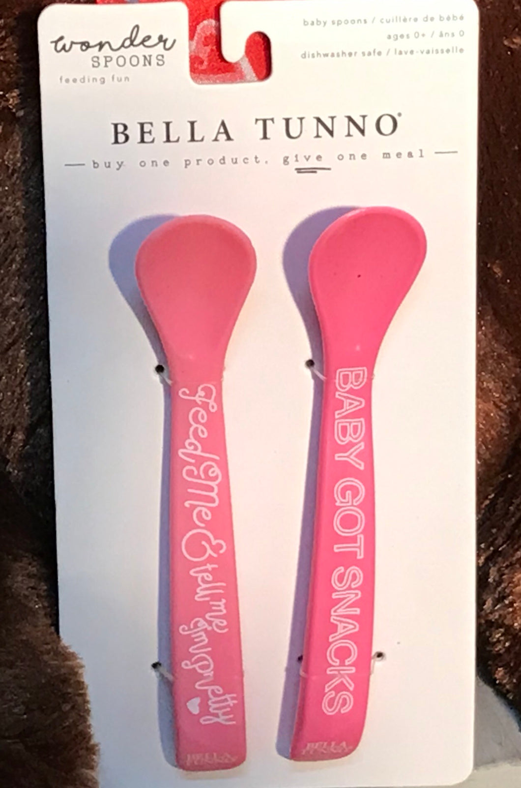 Bella Tunno Baby Spoon Pink - feed me and tell me I’m pretty