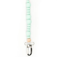 Load image into Gallery viewer, Silicone Pacifier Clip Teether - Mint
