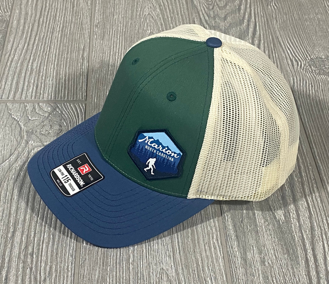 Bigfoot Blue Ridge Mountain Scene Richardson Hat