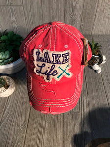 Lake Life and Paddles Hat