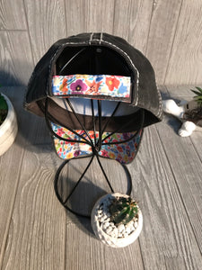 Vintage Floral Cactus Hat
