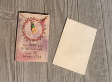 Load image into Gallery viewer, Live a Pineapple Life - Natural Life pineapple necklace and card
