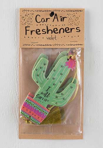 Natural Life - I will survive cactus air fresheners