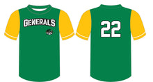Load image into Gallery viewer, Generals Little League Sublimated Apparel
